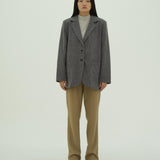 OLSON GREYS OVERSIZED BLAZER