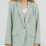 PARK MINT OVERSIZED BLAZER