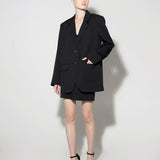 BALE BLACK OVERSIZED BLAZER