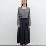 BELA GREY CROP BLAZER