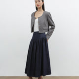 BELA GREY CROP BLAZER