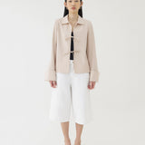 🌳 LINEN RIBBON OUTER IN BEIGE