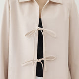 🌳 LINEN RIBBON OUTER IN BEIGE