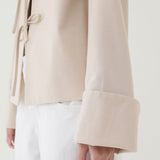 🌳 LINEN RIBBON OUTER IN BEIGE