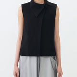 BOXY TULLE VEST