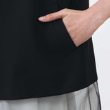 BOXY TULLE VEST