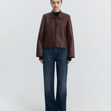 BROWN LEATHER OUTER