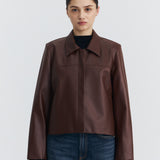 BROWN LEATHER OUTER