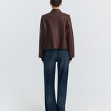 BROWN LEATHER OUTER