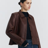 BROWN LEATHER OUTER