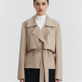 HALE COAT IN TAN