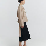 HALE COAT IN TAN