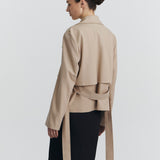 HALE COAT IN TAN
