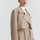 HALE COAT IN TAN