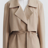 HALE COAT IN TAN