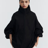 HIGH NECK BLACK JACKET