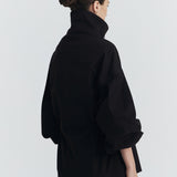 HIGH NECK BLACK JACKET