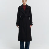 HOLMES LONG COAT IN BLACK