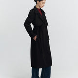 HOLMES LONG COAT IN BLACK