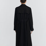 HOLMES LONG COAT IN BLACK