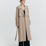 HOLMES LONG COAT IN TAN