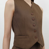 JILL PECAN VEST