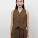 JILL PECAN VEST