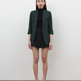 KHLOE FOREST GRID BLAZER