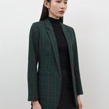 KHLOE FOREST GRID BLAZER
