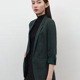 KHLOE FOREST GRID BLAZER