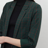 KHLOE FOREST GRID BLAZER