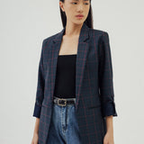 KHLOE NAVY SEA BLAZER
