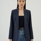 KHLOE NAVY SEA BLAZER