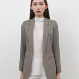 KHLOE KHAKI GREY BLAZER