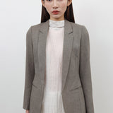 KHLOE KHAKI GREY BLAZER