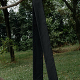 🌳 LINEN SCARF IN BLACK