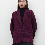 MAGENTA OVERSIZED BLAZER