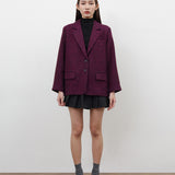 MAGENTA OVERSIZED BLAZER