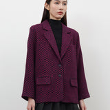MAGENTA OVERSIZED BLAZER