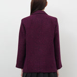 MAGENTA OVERSIZED BLAZER