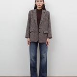 MERLOT OVERSIZED BLAZER