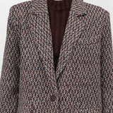 MERLOT OVERSIZED BLAZER