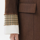 BLZR.ID X PEANUTS ANXIETIES BROWN BLAZER