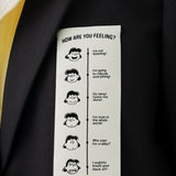 BLZR.ID X PEANUTS FEELING BLACK BLAZER