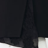 MANDARIN VEST IN BLACK LACE