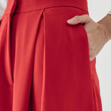 SIDIK JARI – WIDE CULLOTE IN RED