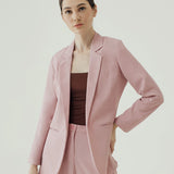 ELEVATED VIE POWDER PINK BLAZER