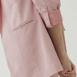 ELEVATED VIE POWDER PINK BLAZER