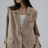 HUM LATTE OVERSIZED BLAZER