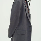 WYATT GREY OVERSIZED BLAZER